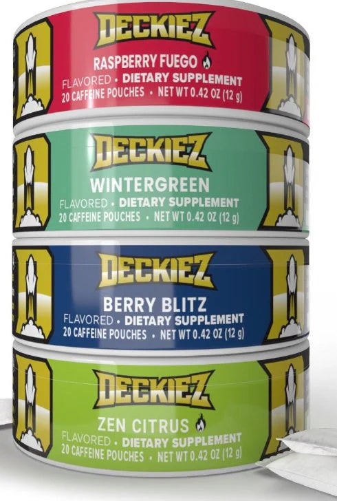 Deckiez Party Pack Flavoured Caffeine Pouches - Lip Pillow Inc.