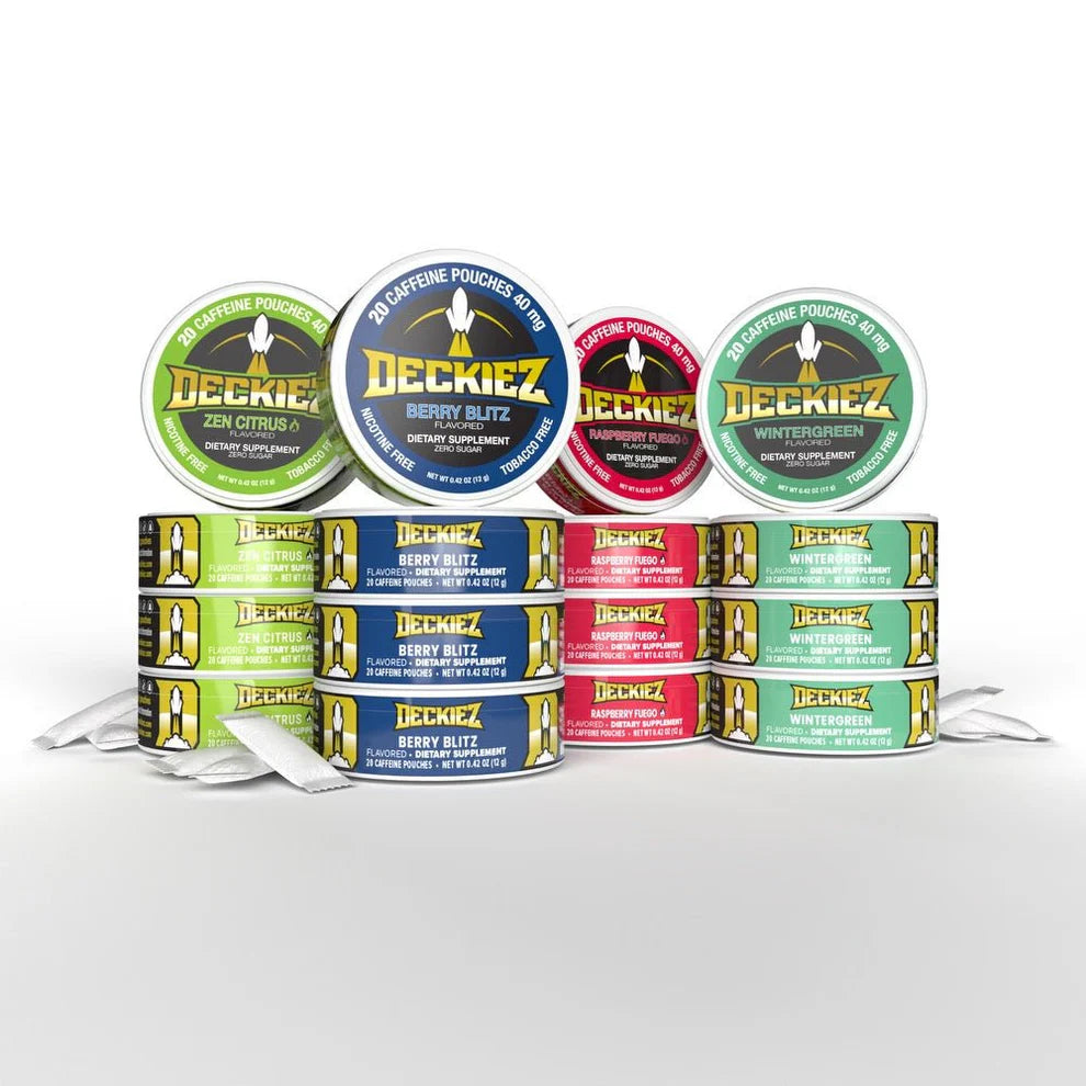 Deckiez Party Pack Flavoured Caffeine Pouches - Lip Pillow Inc.